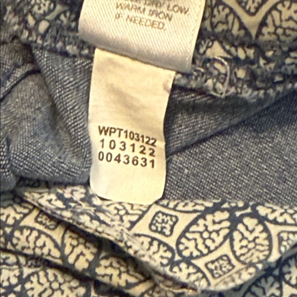 J.Jill Petite Tried and True Blue Straight Slim Leg Mid Rise Denim Jeans Size 8P - Picture 11 of 11